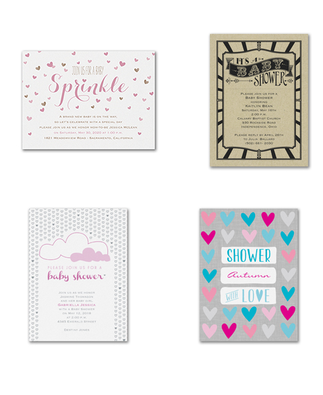 Baby Shower Party Supplies Invitations